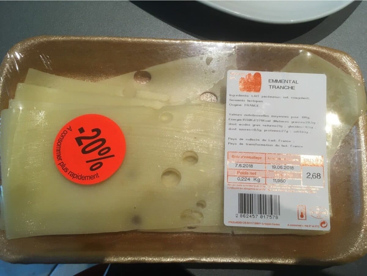 Open Food Facts Emmental tranche packshot