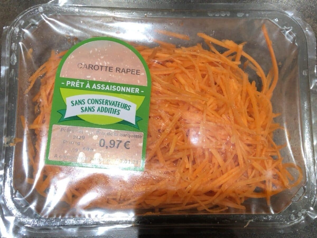 Open Food Facts Carottes rapée packshot