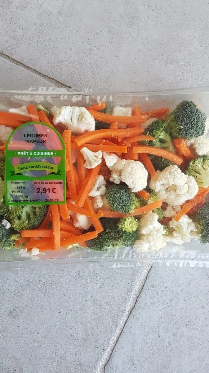 Open Food Facts Légumes vapeur - Prêt à cuisiner packshot