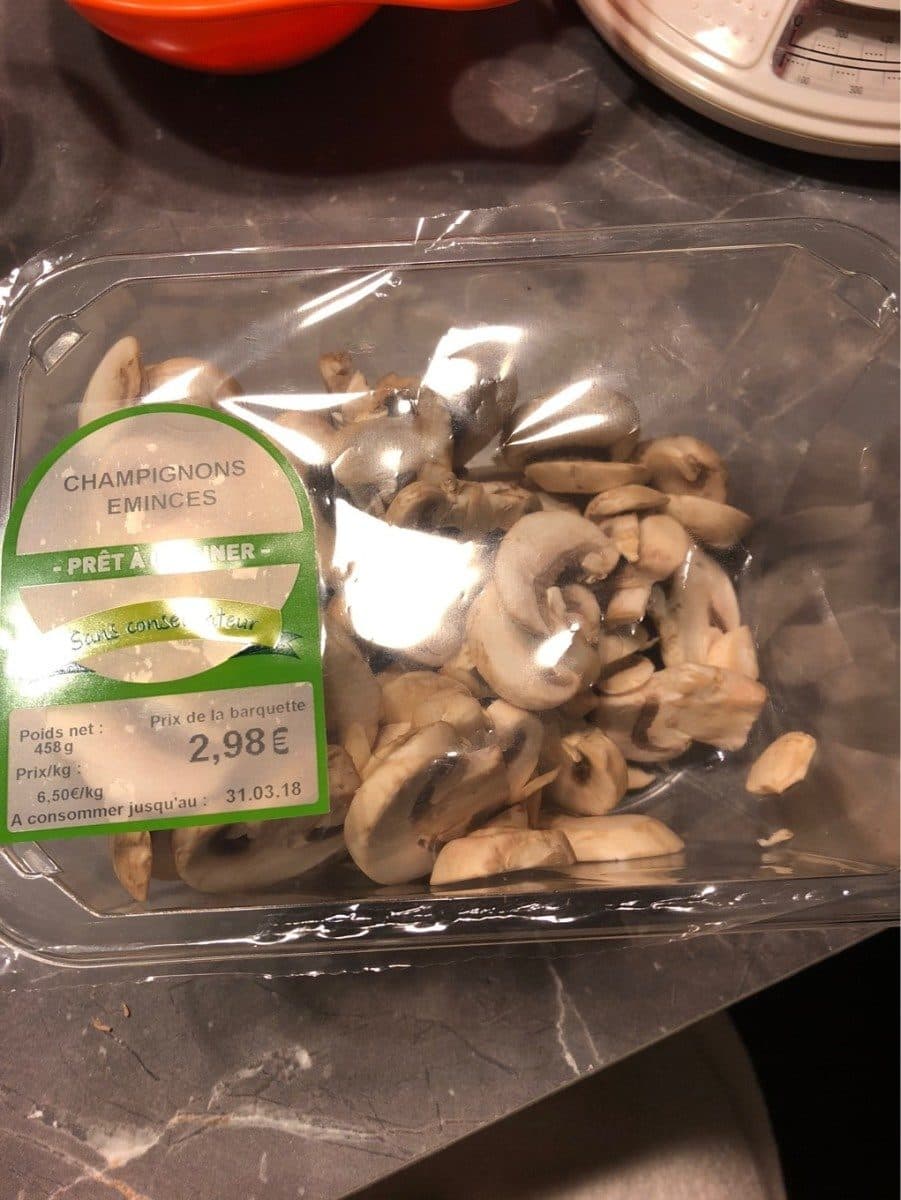 Open Food Facts Champignons packshot