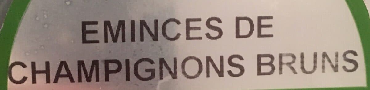 Grand frais Emincés de champignons bruns packshot