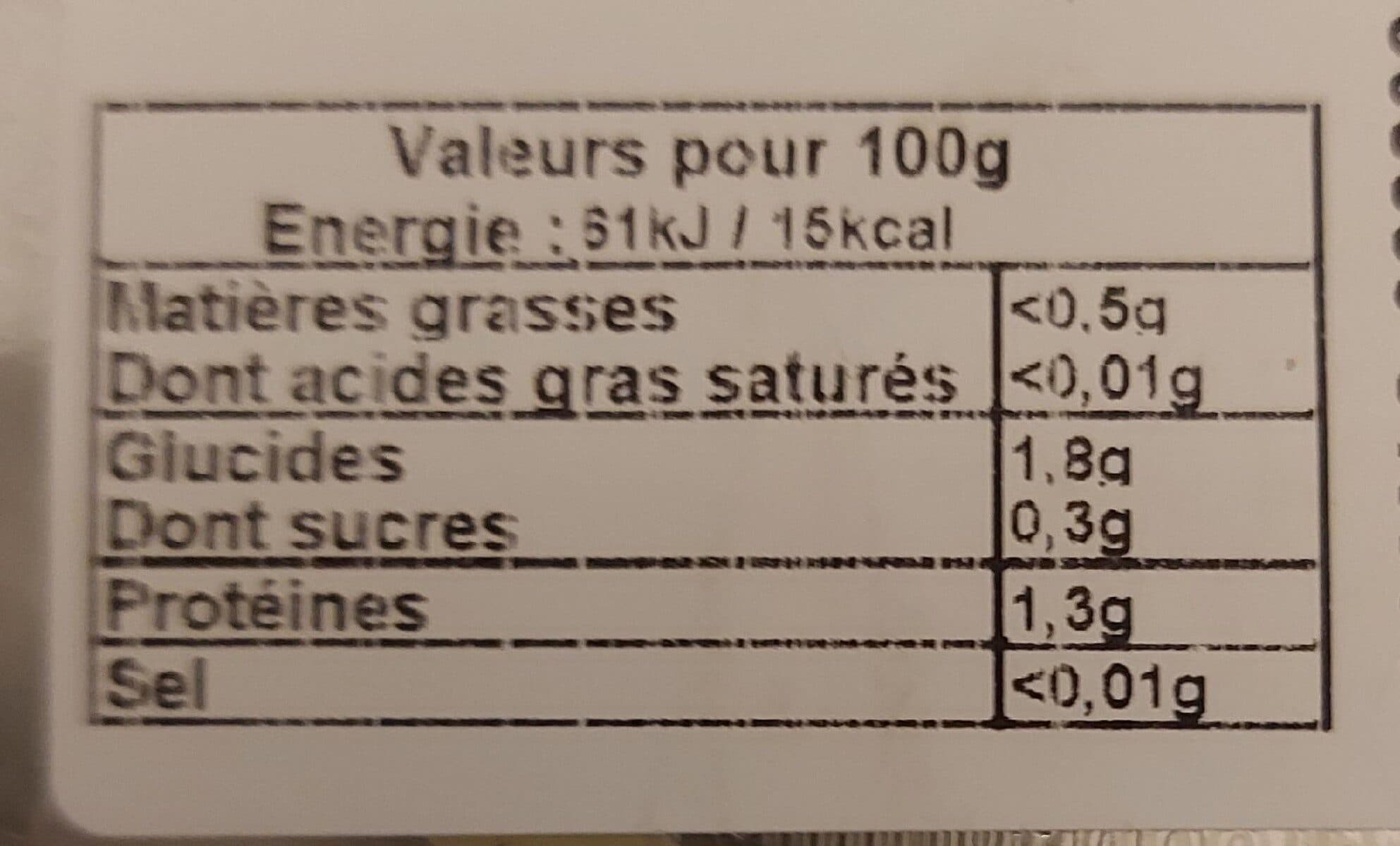Open Food Facts Spaghetti Courgette packshot