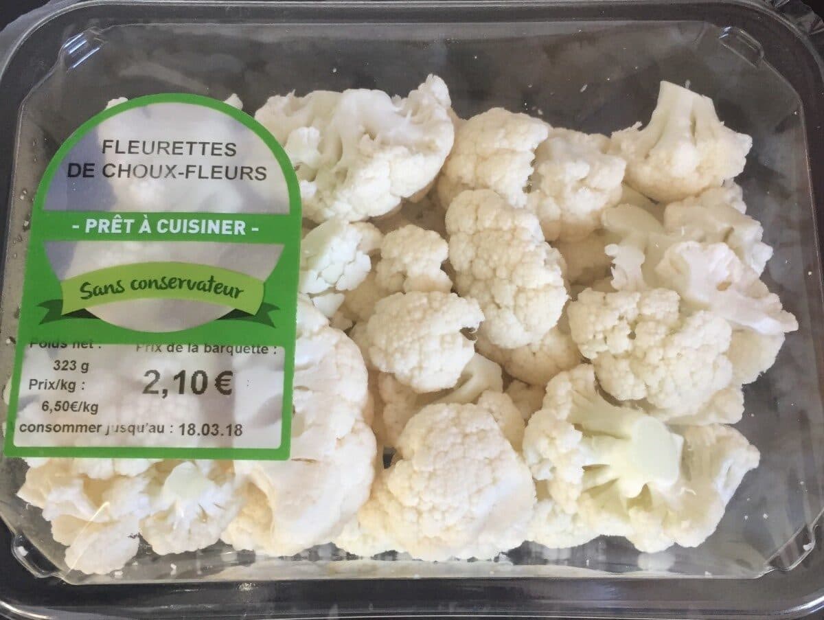 Open Food Facts Fleurette de choux fleurs packshot