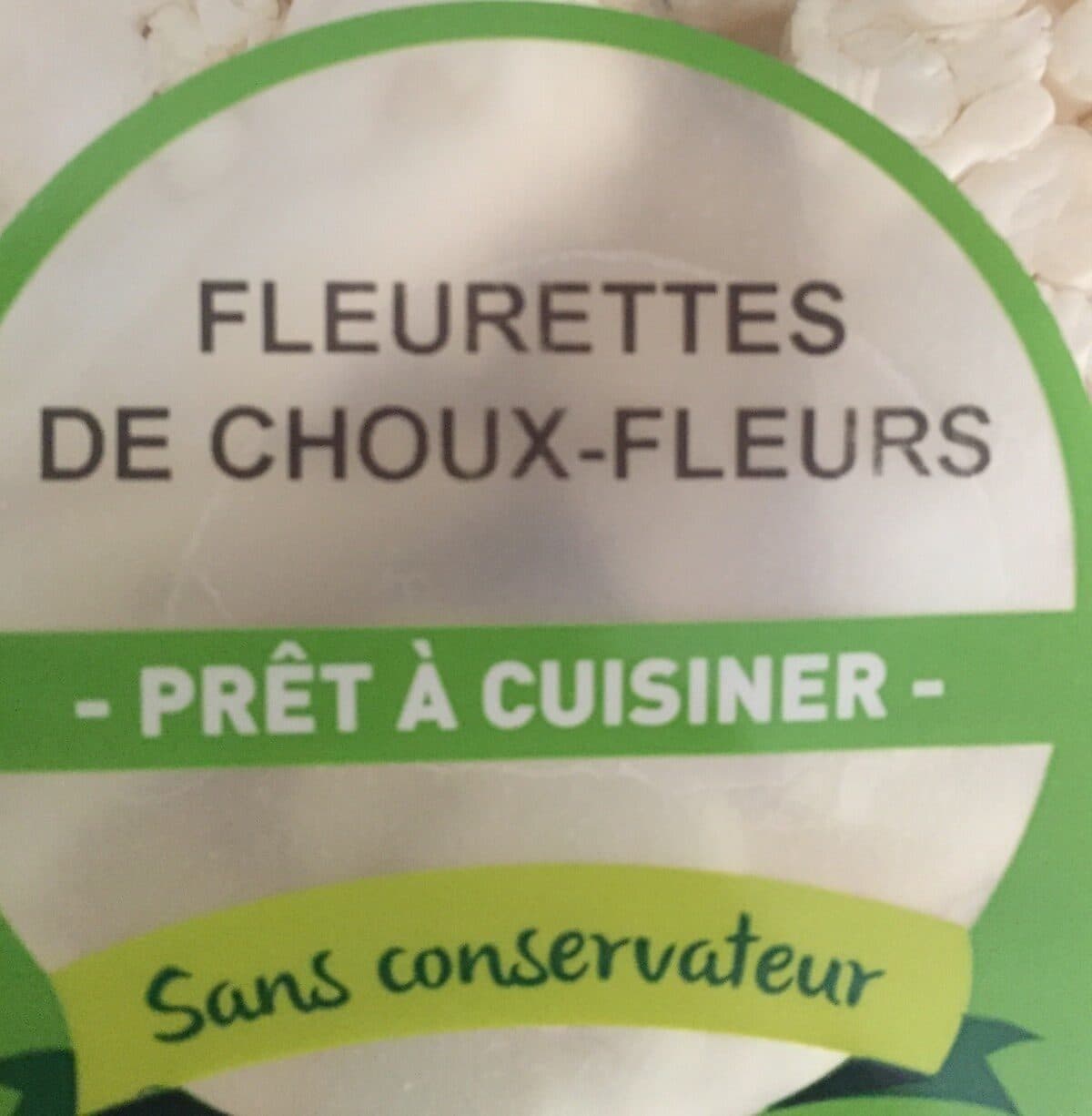 Open Food Facts Fleurettes de choux-fleurs packshot
