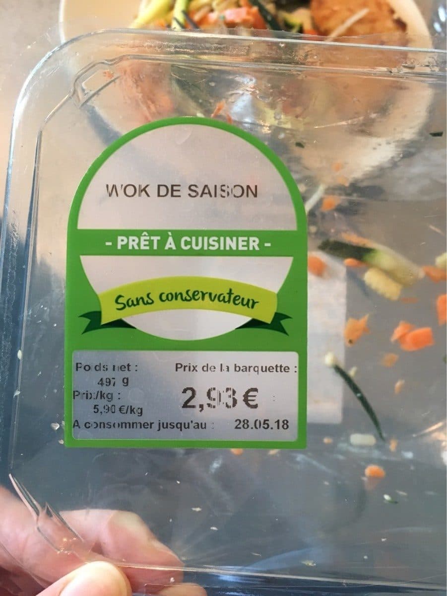 Open Food Facts Wok de saison packshot