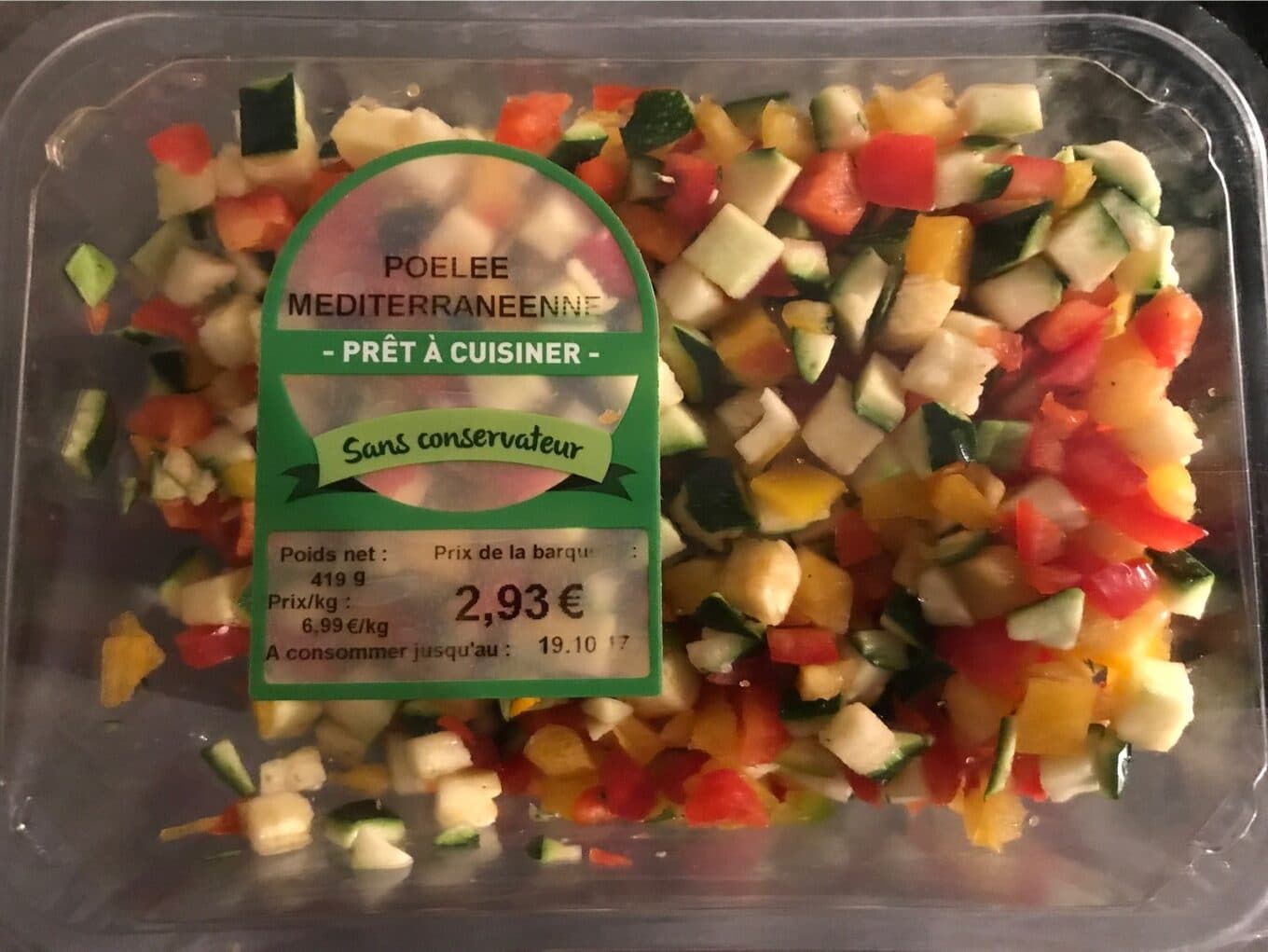 Grand Frais Poelee Mediterraneenne packshot