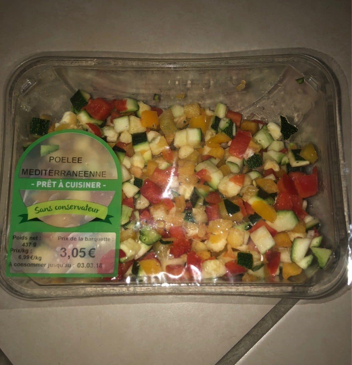 Open Food Facts Poelée méditérranéenne packshot
