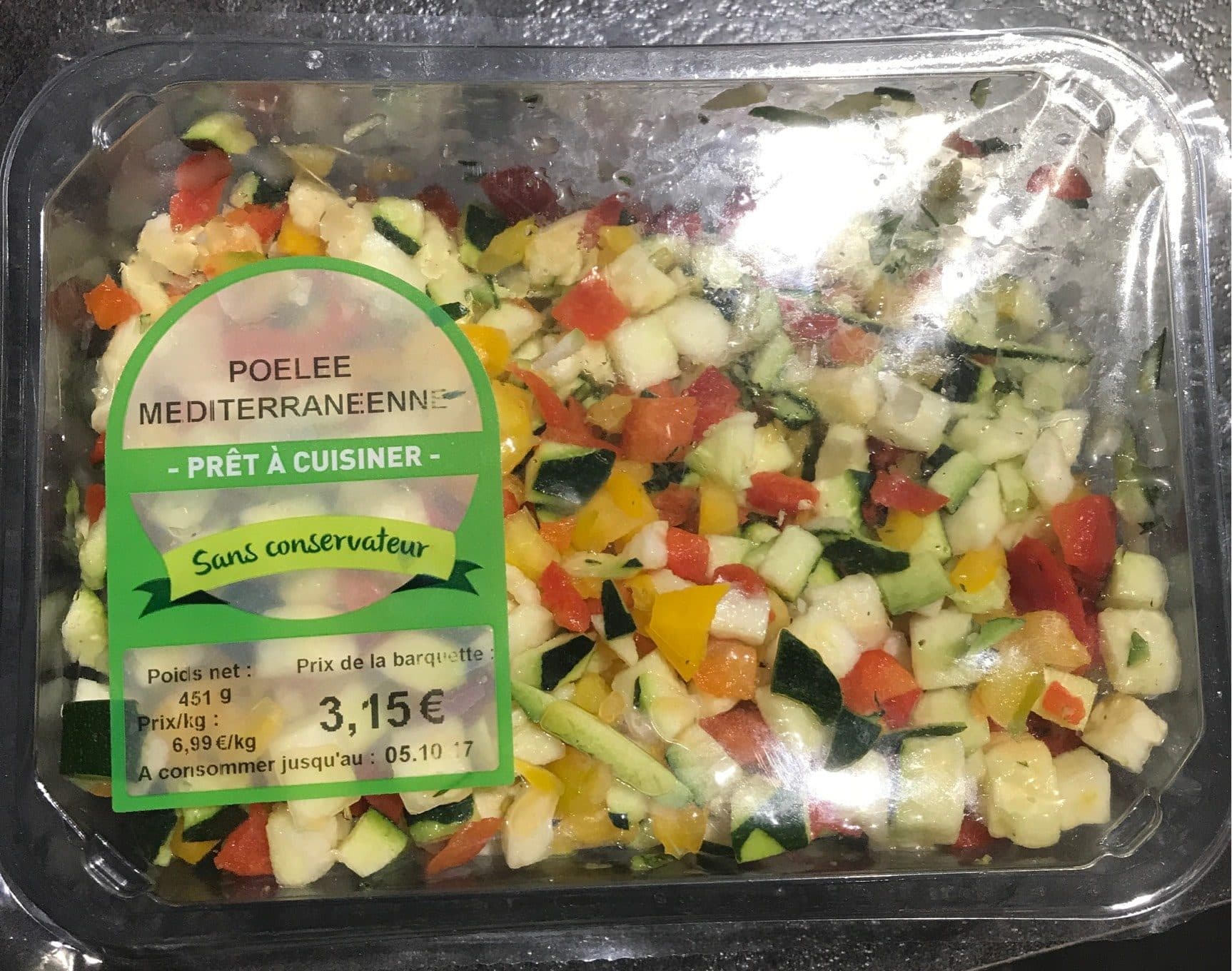 Grand Frais Poelee miditerraneenne packshot