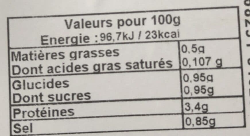 Open Food Facts Asperges packshot