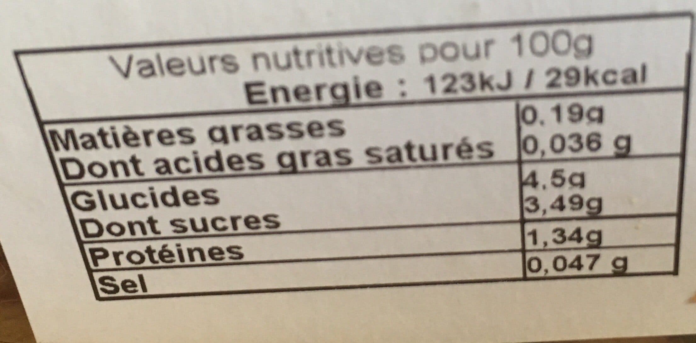 Open Food Facts Choux rouge à assaisonner packshot