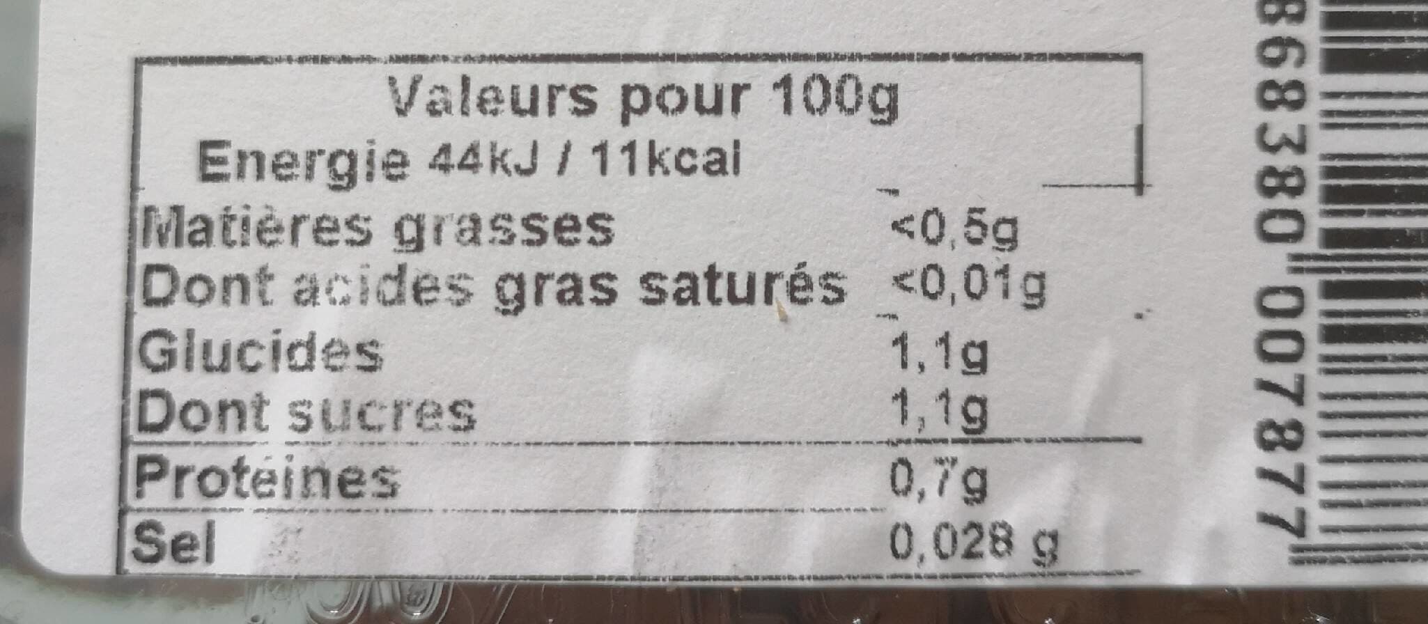 Open Food Facts Radis equeutes packshot
