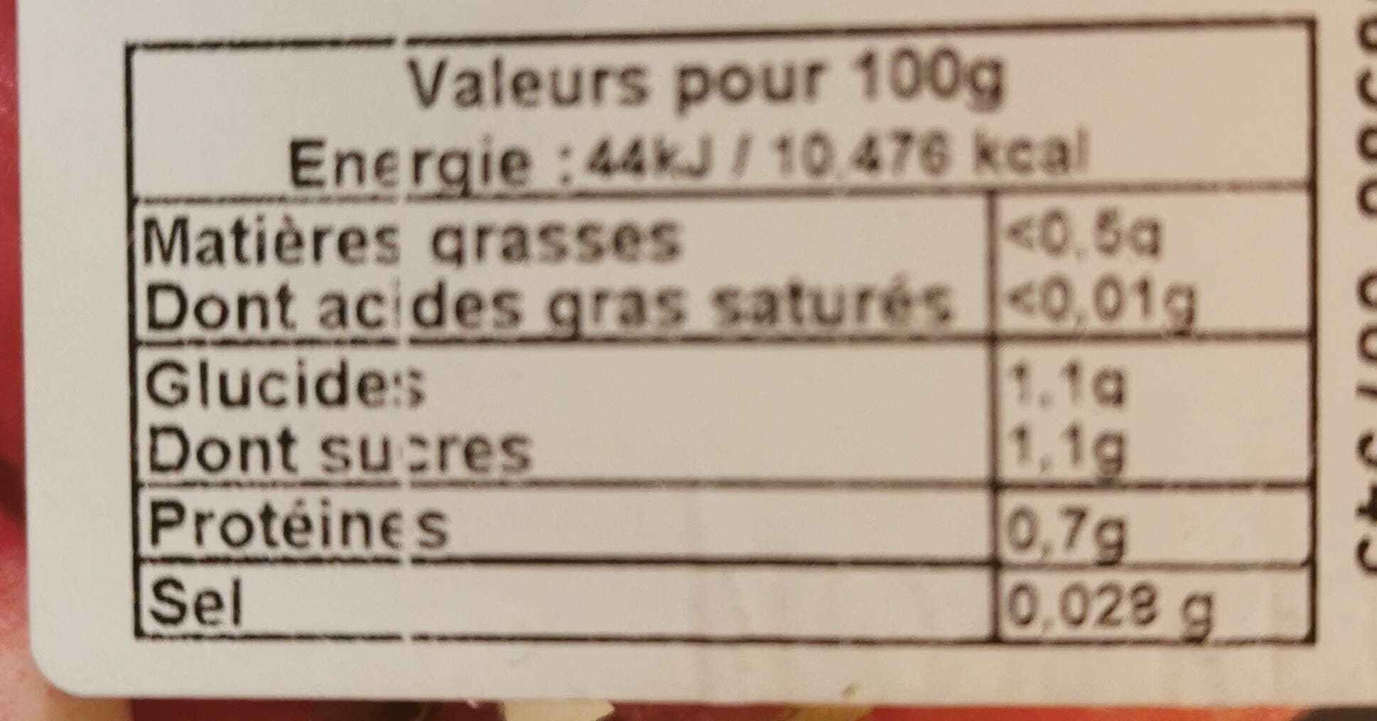 Open Food Facts Radis equeutes packshot