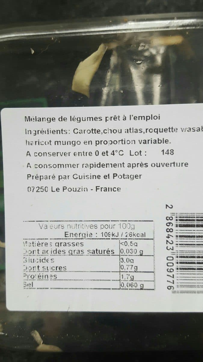 Open Food Facts Salade thaï packshot