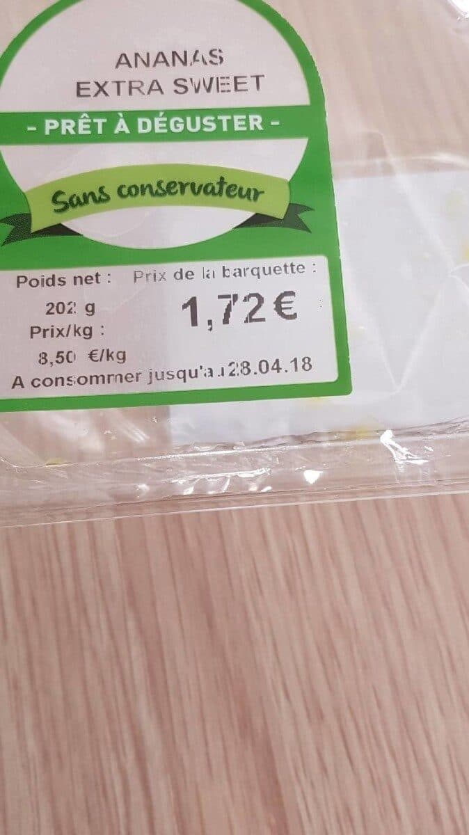 Open Food Facts Ananas packshot