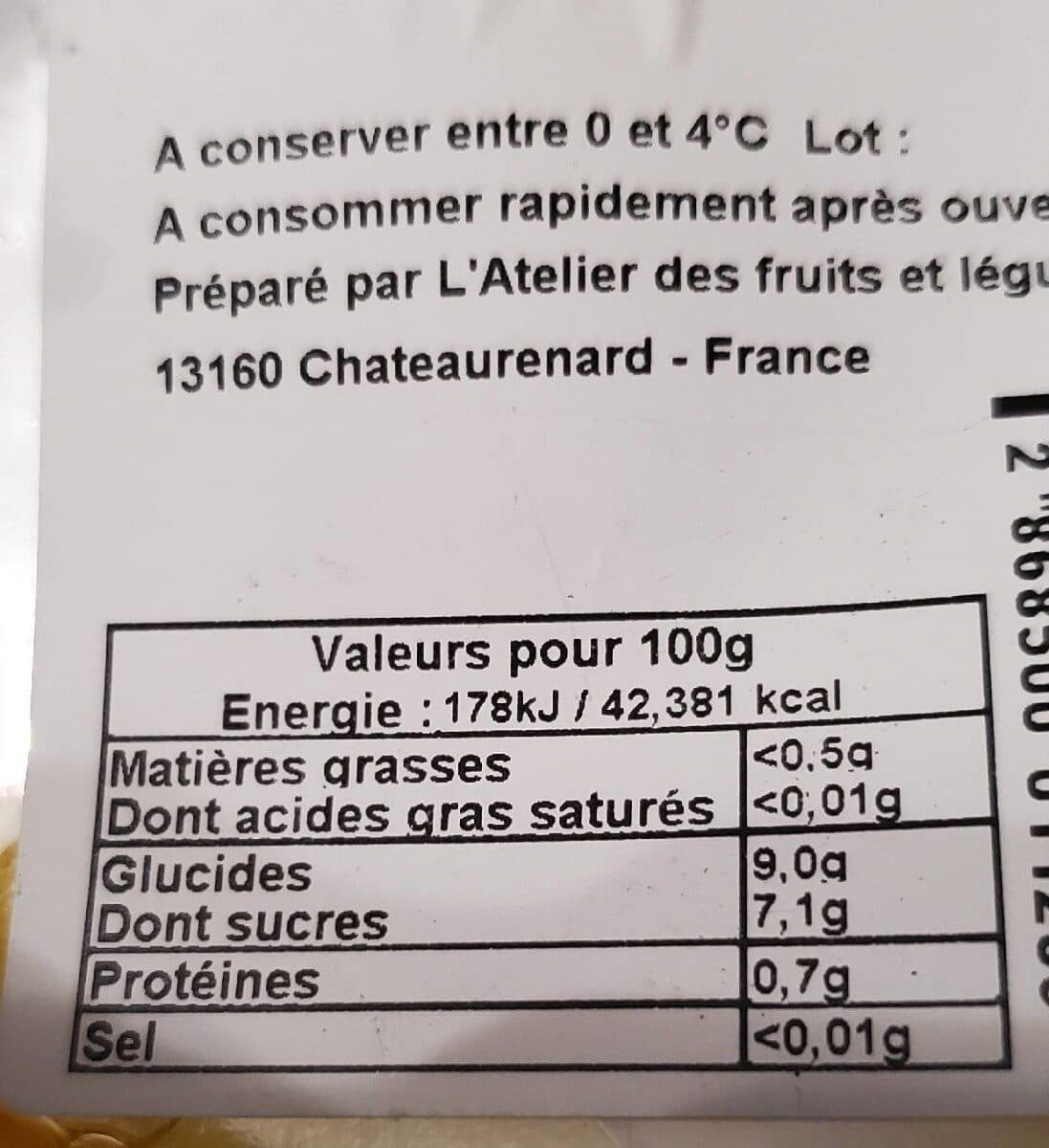 Open Food Facts Ananas packshot
