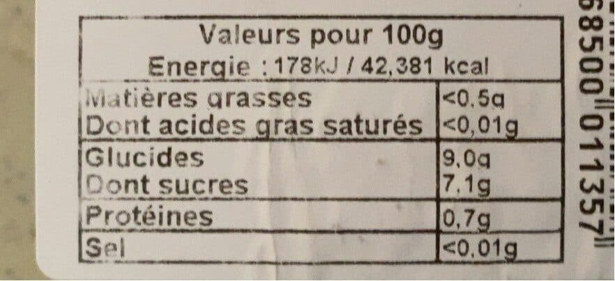 Open Food Facts Ananas en Morceaux packshot