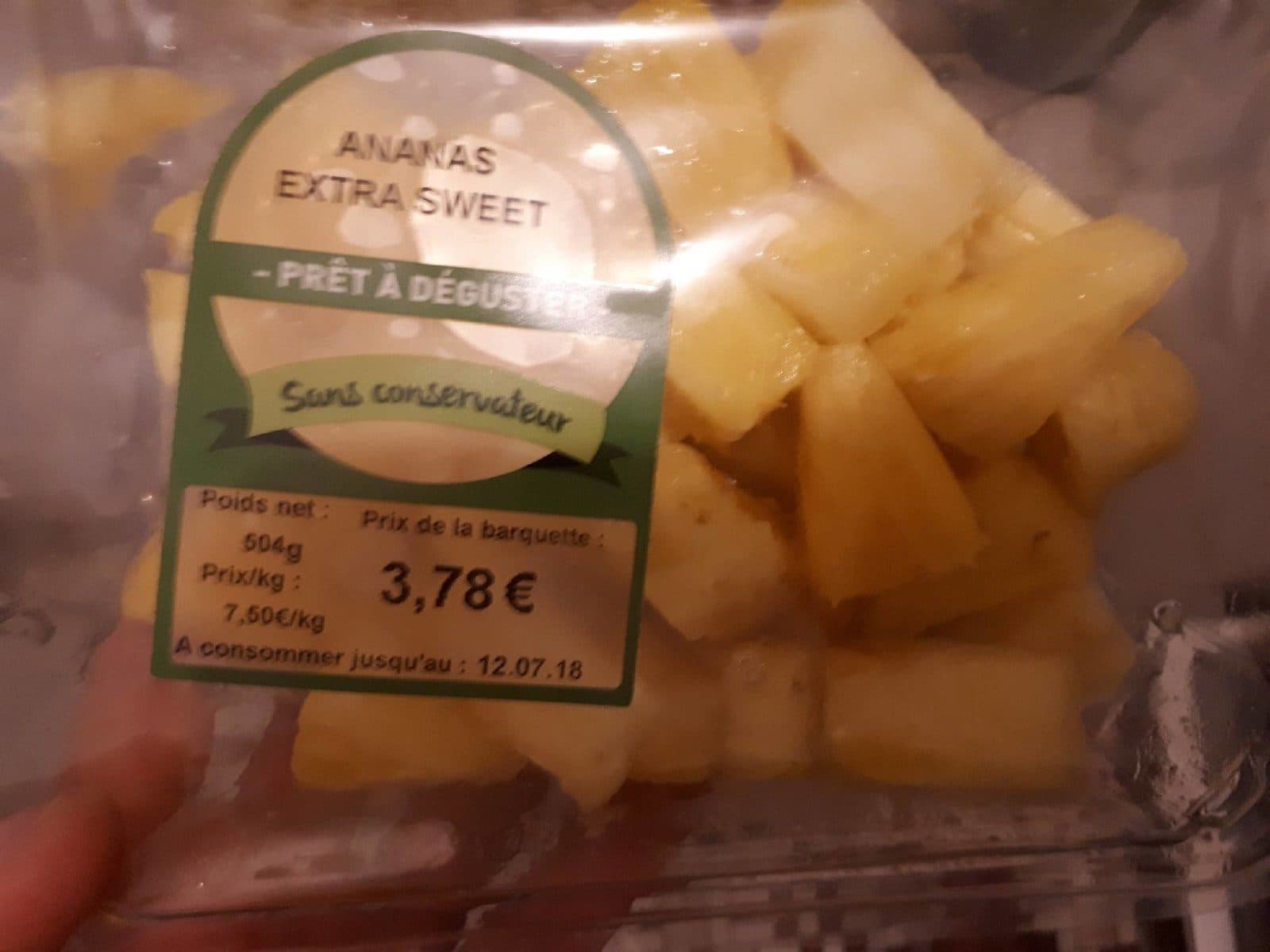 Open Food Facts Ananas Extra Sweet packshot