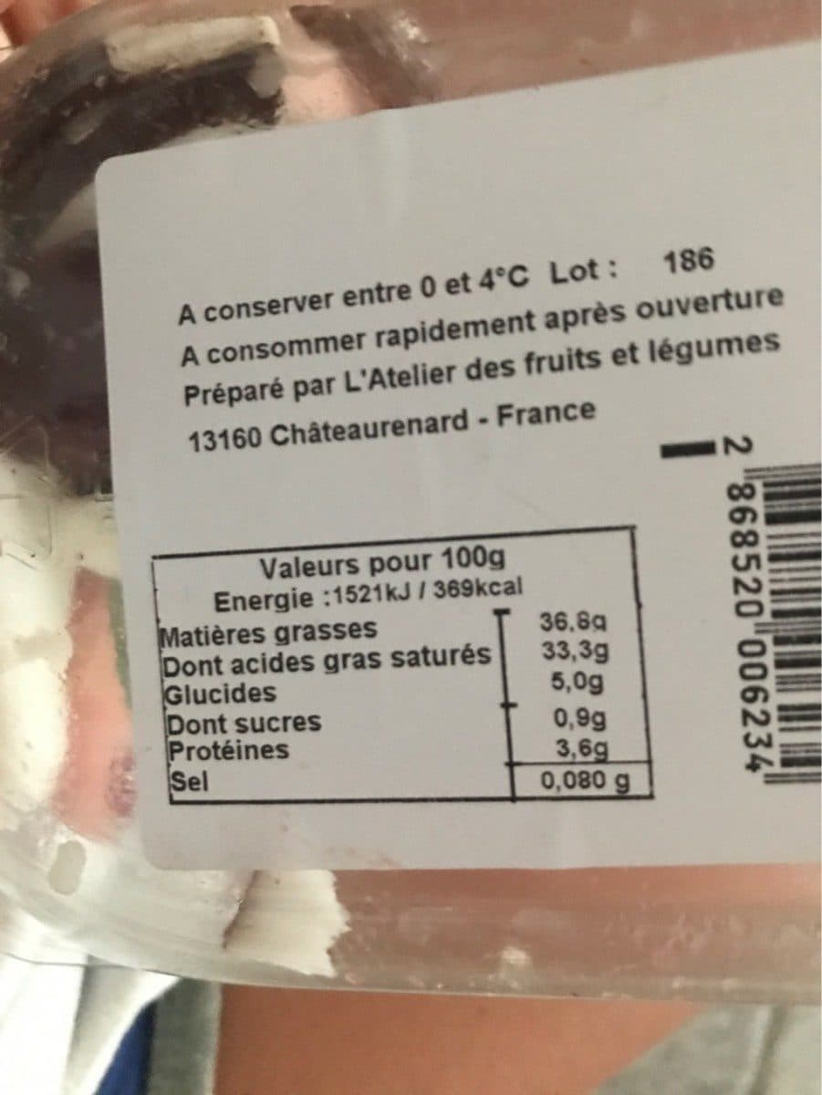 Open Food Facts Noix de coco packshot