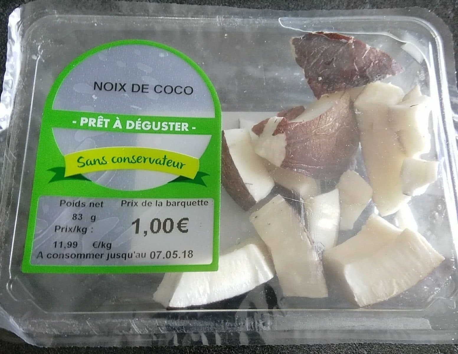 Open Food Facts Noix de coco packshot