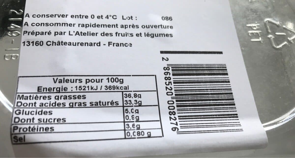 Open Food Facts Noix de coco packshot