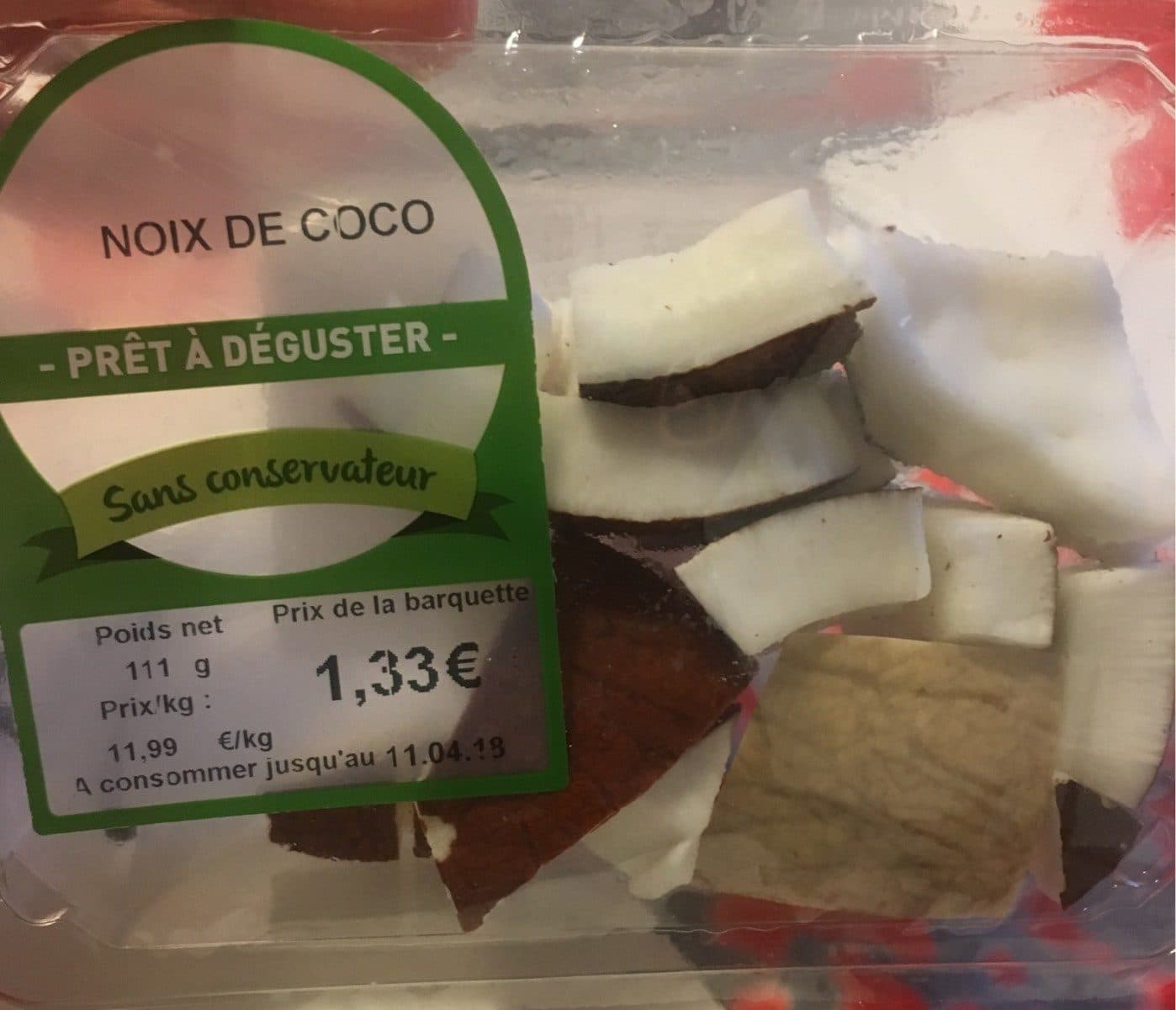 Open Food Facts Noix de coco packshot