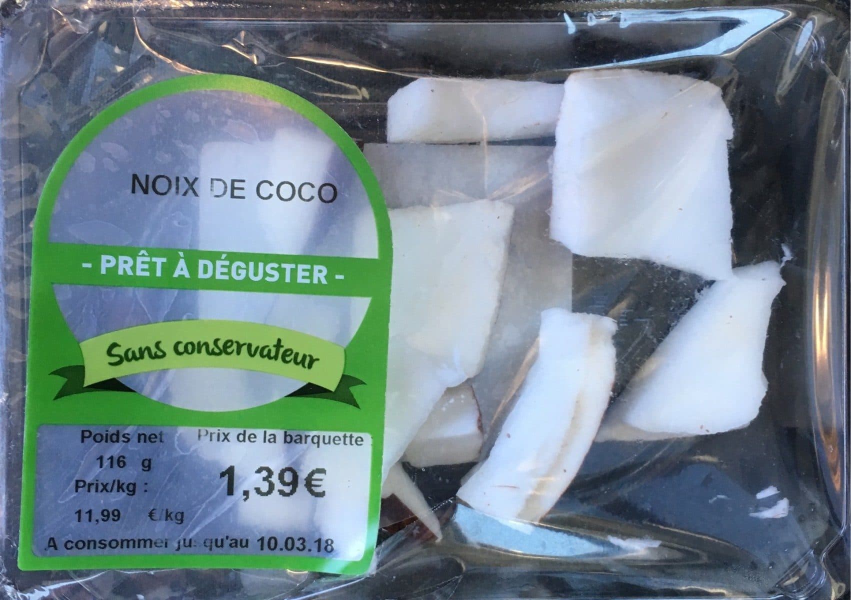 Open Food Facts Noix de coco packshot