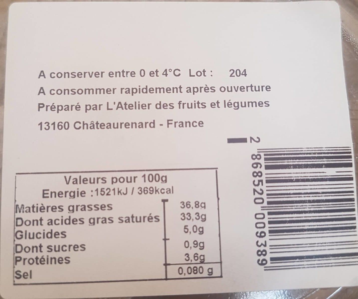 Open Food Facts Noix de coco packshot