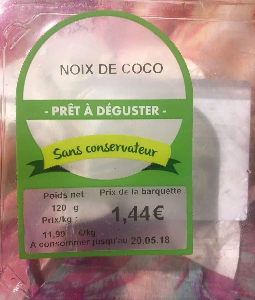 Open Food Facts Noix de coco packshot