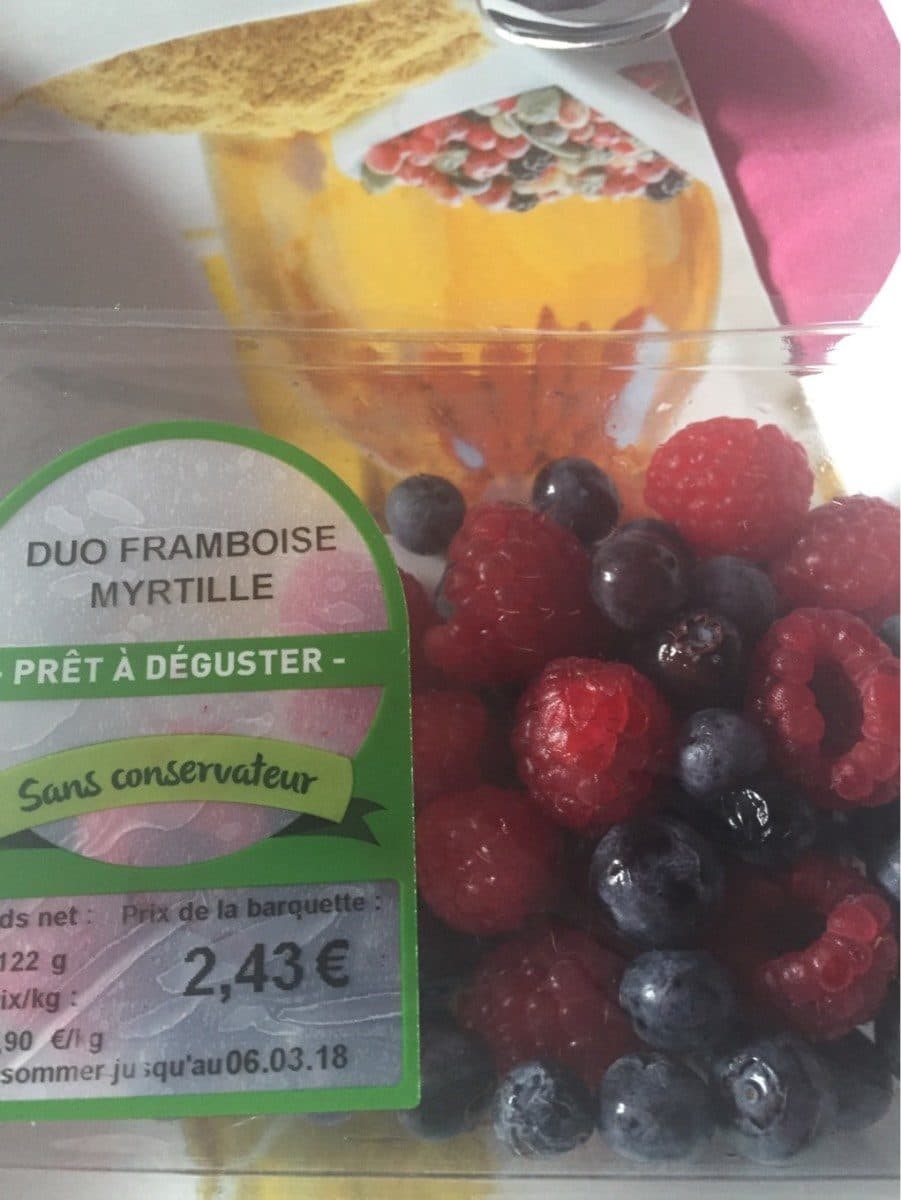Open Food Facts Framboises et myrtilles packshot