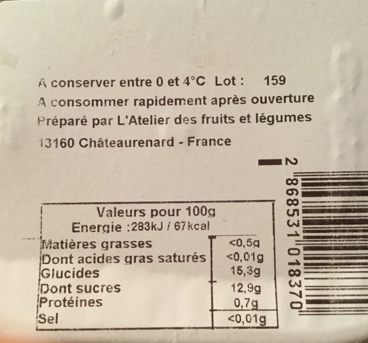 Open Food Facts Mague dégustation packshot