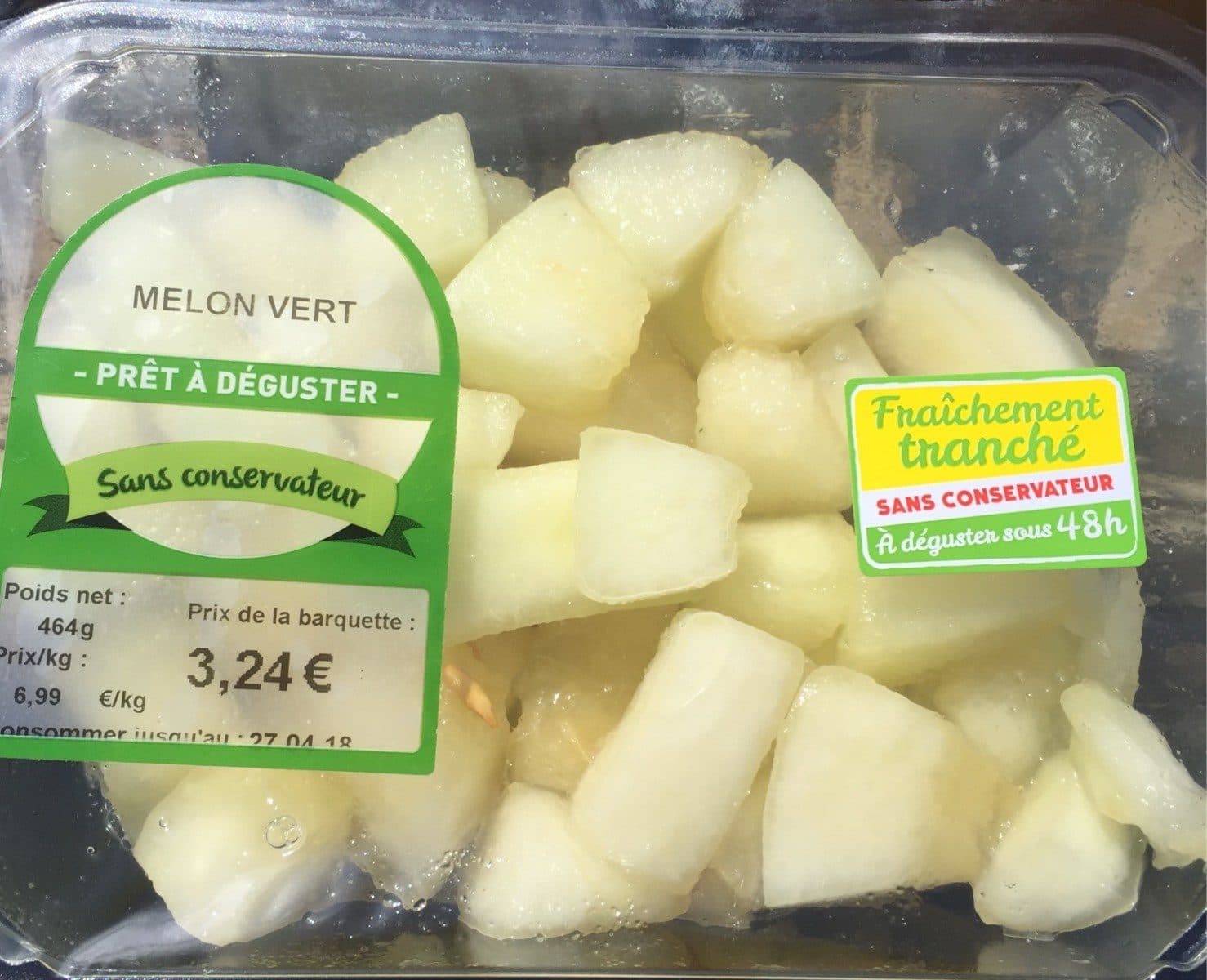 Open Food Facts Melon vert packshot
