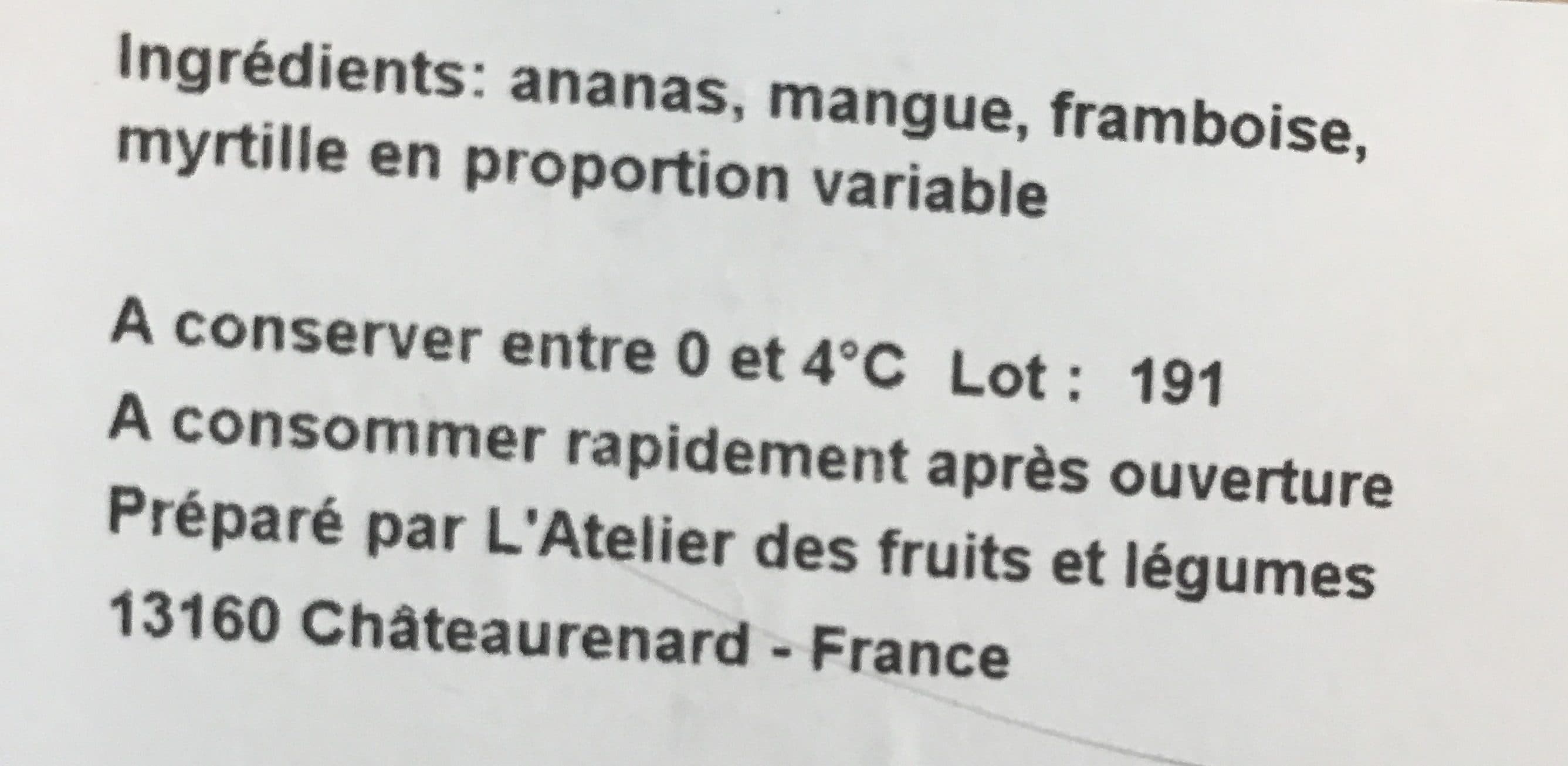 Grand Frais Salade de fruits packshot