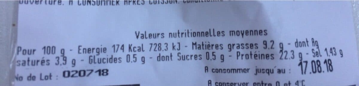 Open Food Facts Confit de porc cuit packshot