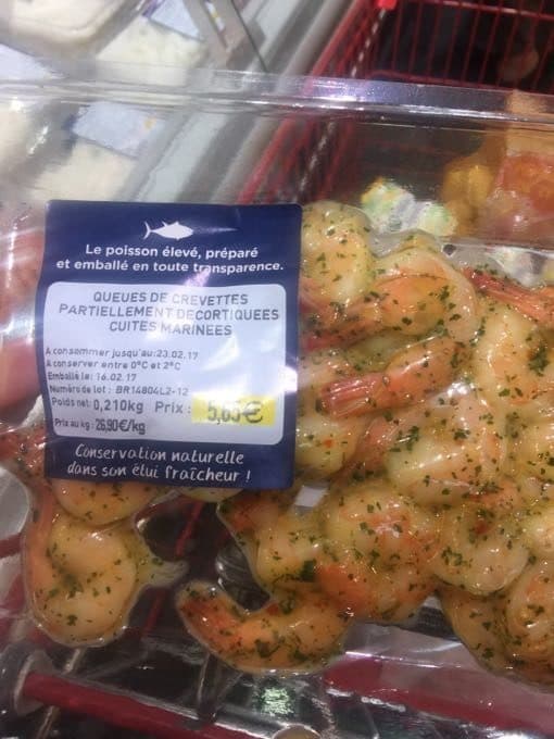 Gfm Crevettes Marinées packshot