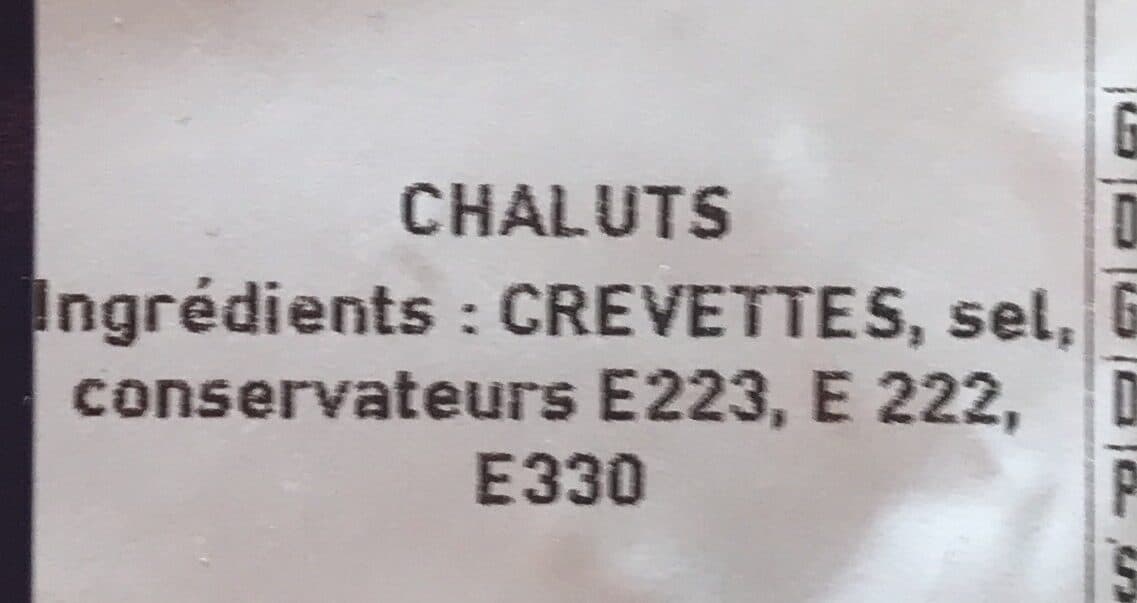 Open Food Facts Crevettes entieres cuites packshot