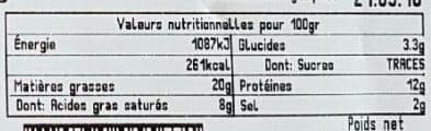 Open Food Facts Chipos Merguez boyau naturel packshot