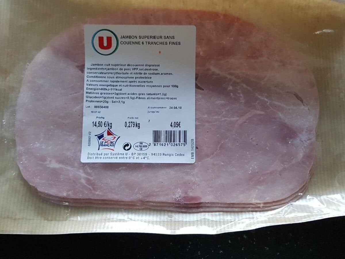 Open Food Facts Jambon packshot