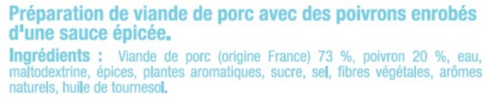 U Brochette de porc marinée méditerranée packshot