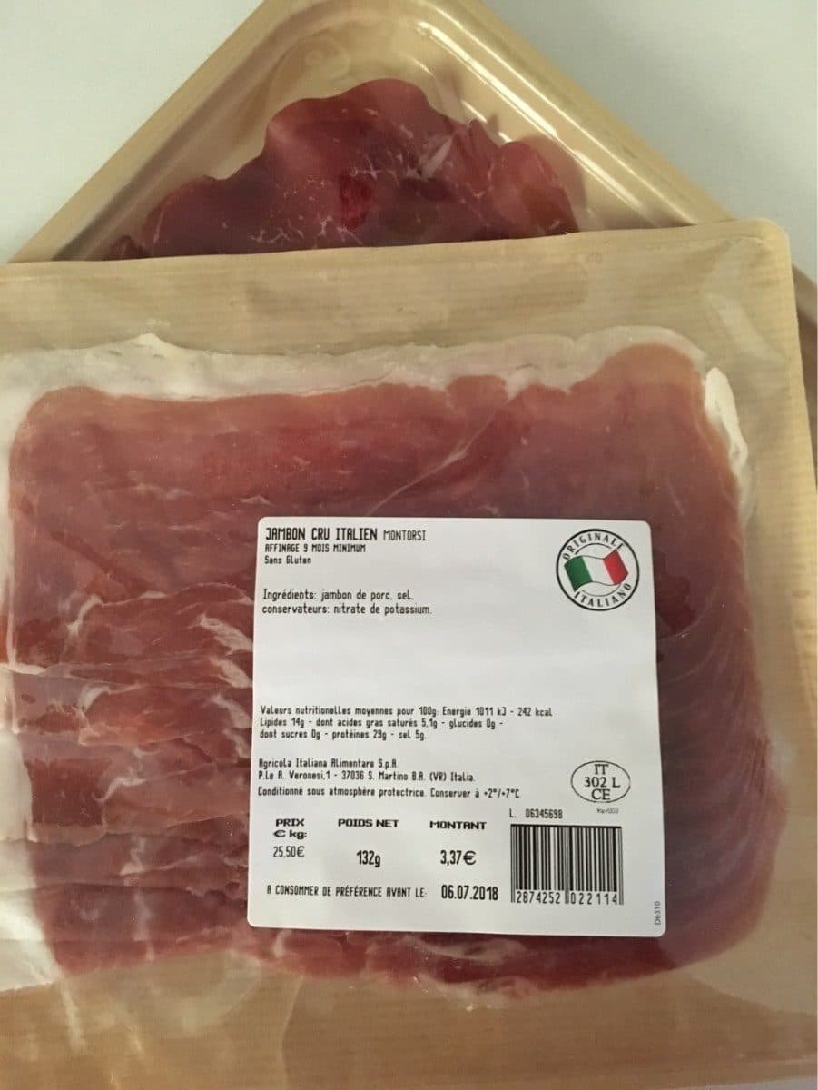 Montorsi Jambon cru italien packshot