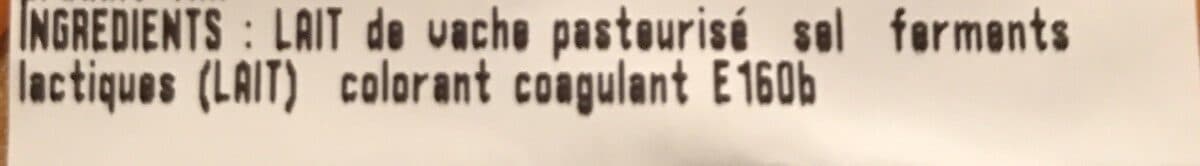 Open Food Facts Mimolette quart apero lait pasterise packshot
