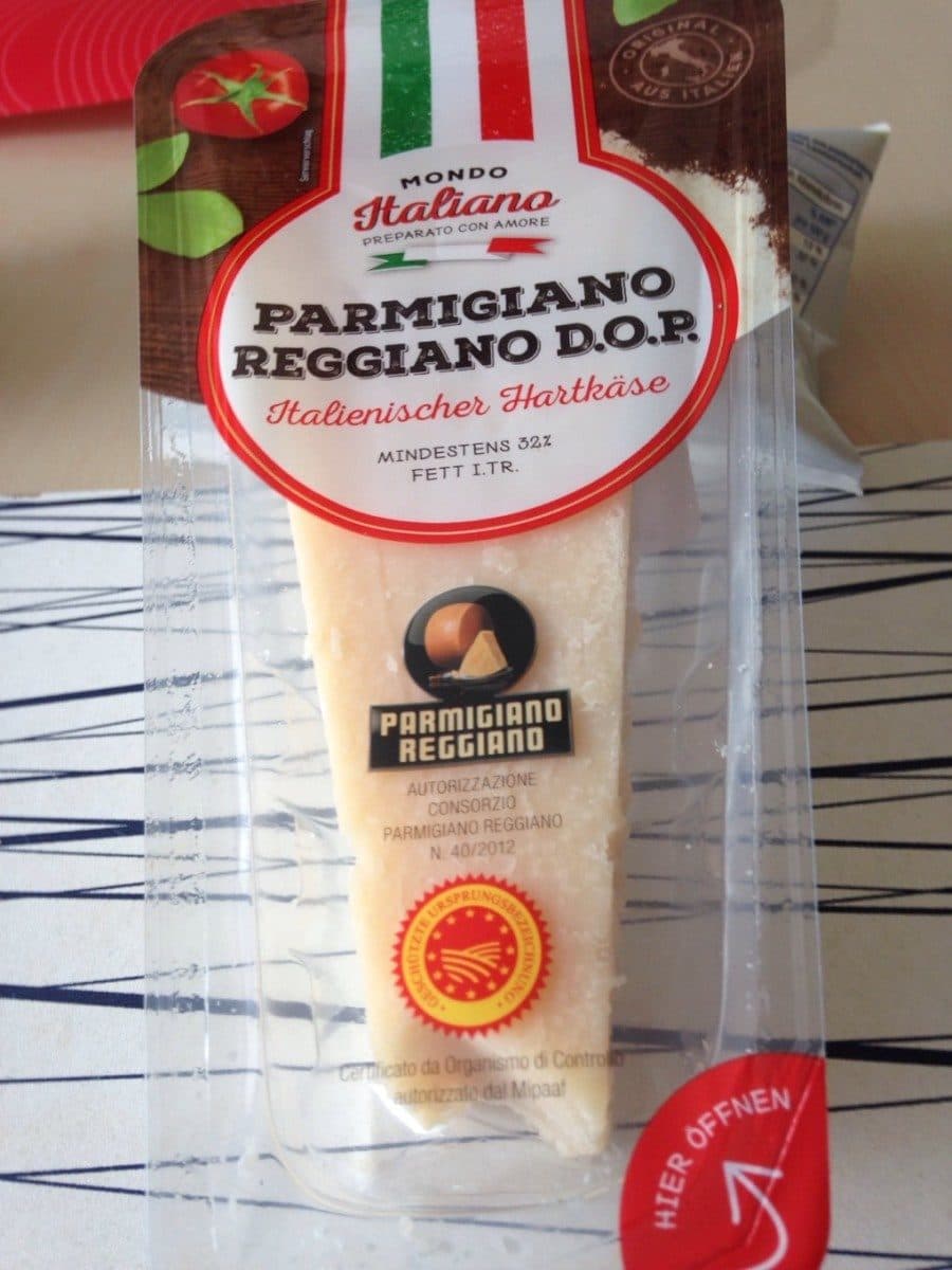 Mondo Italiano Parmigiano Reggiano D.O.P. packshot