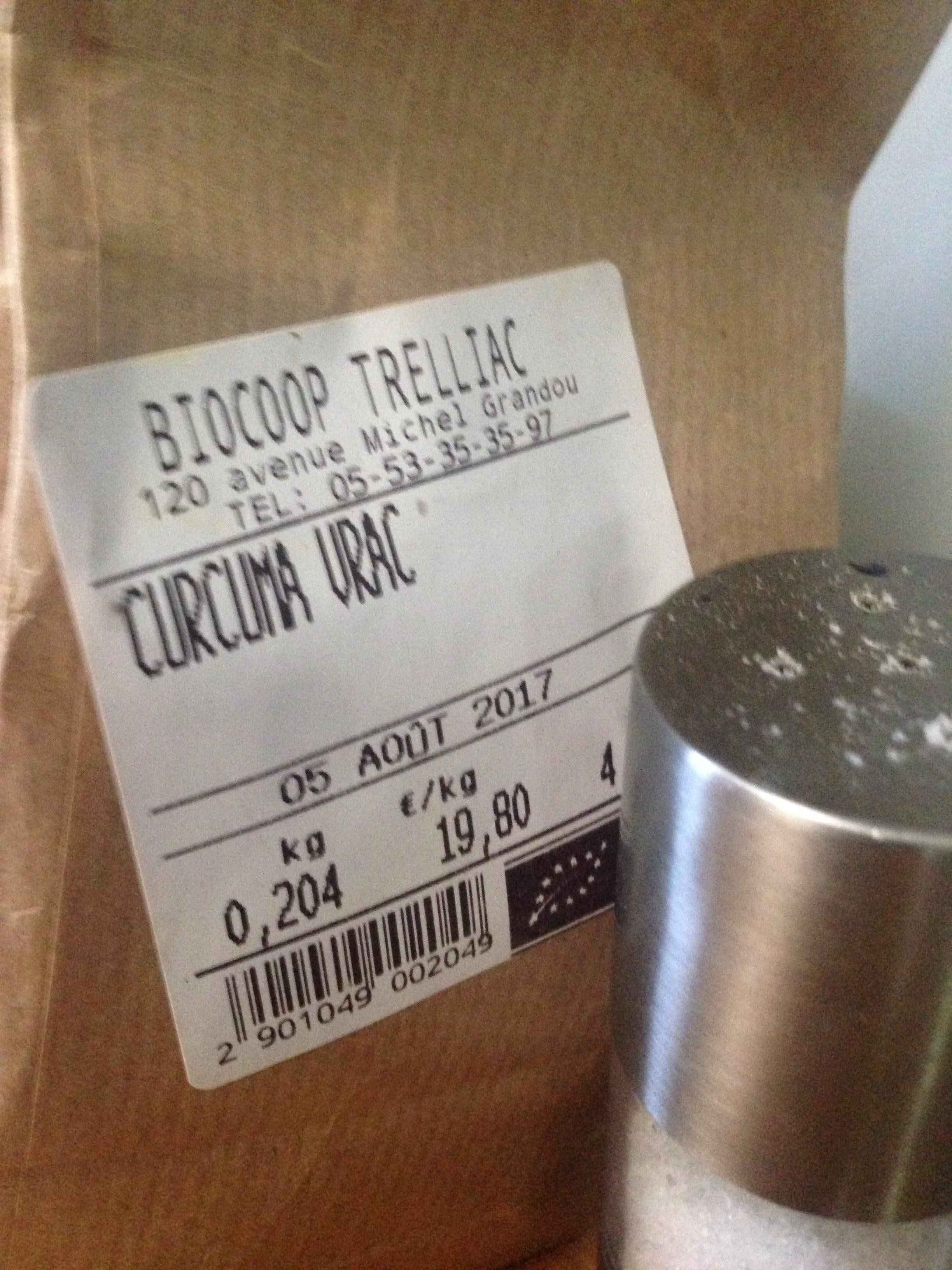 Biocoop Curcuma vrac de Biocoop packshot