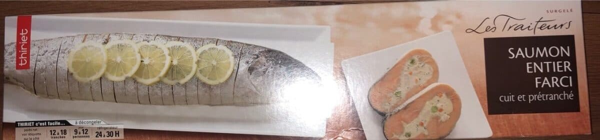 Open Food Facts Saumon entier farci packshot
