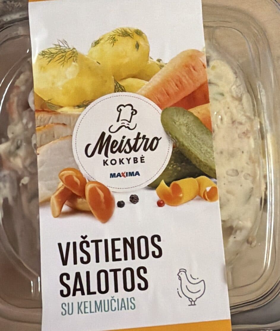 Maxima Vištienos Salotos Su Kelmučiais packshot