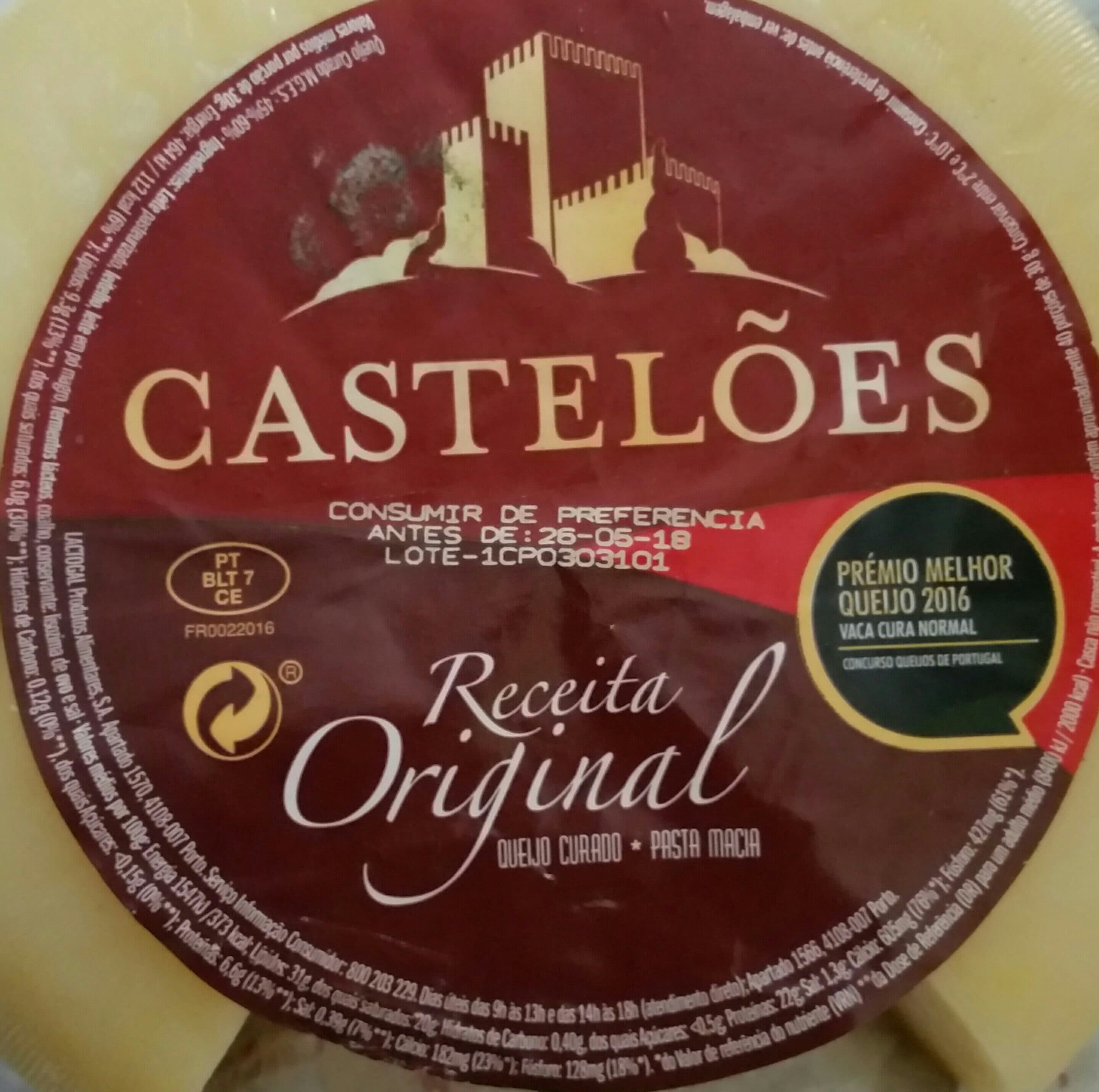 Castelões Receita Original packshot