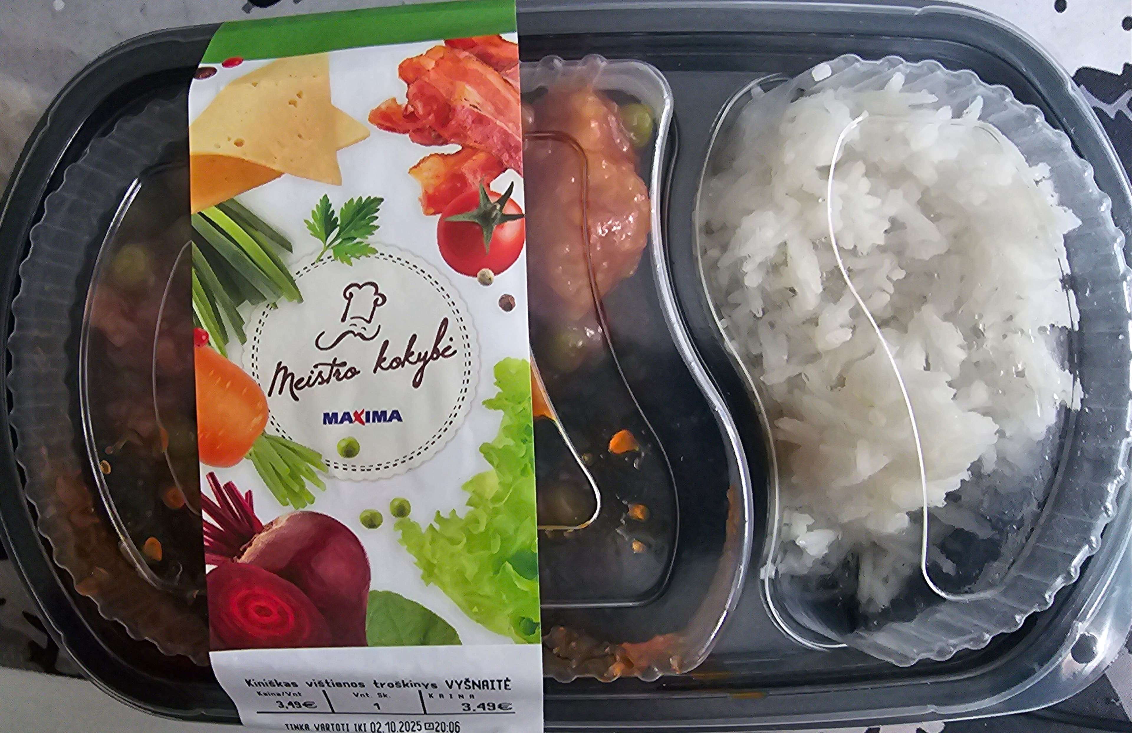Maxima Chinese-style chicken stew VYŠNAITĖ packshot