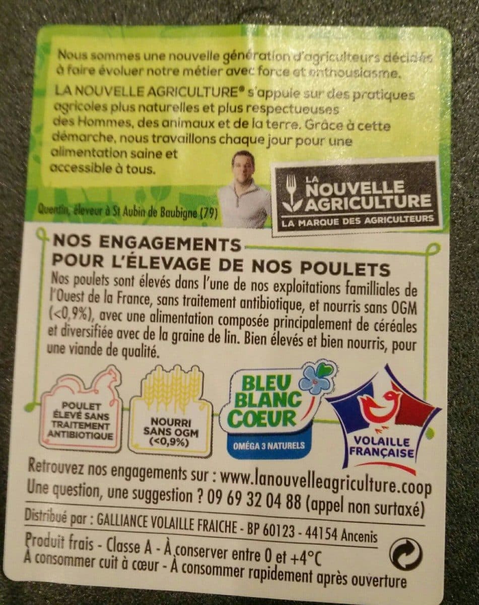 La Nouvelle Agriculture Aiguillettes de poulet packshot