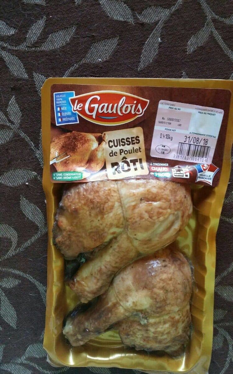 Open Food Facts Cuisses de poulet rôti packshot