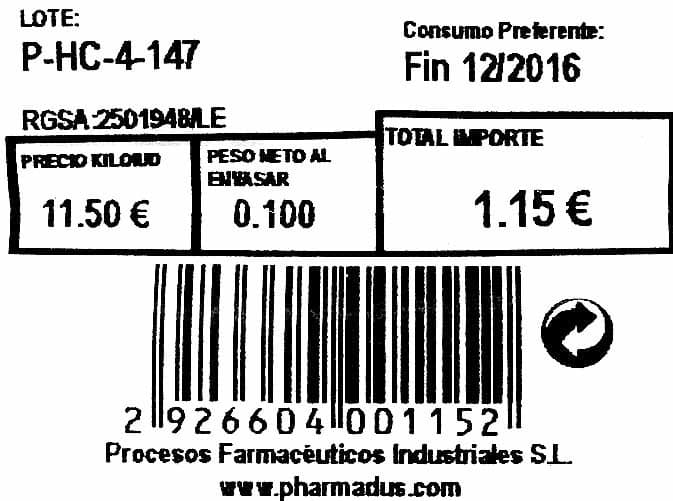 Open Food Facts Menta poleo packshot