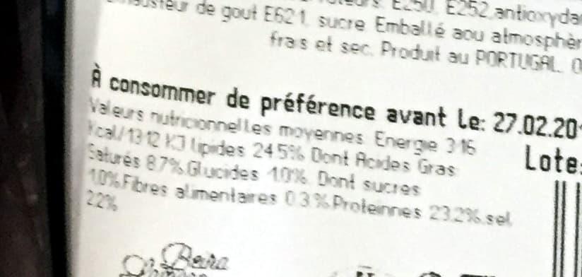 Dom Dinis CHOURIZO LAVRADOR packshot